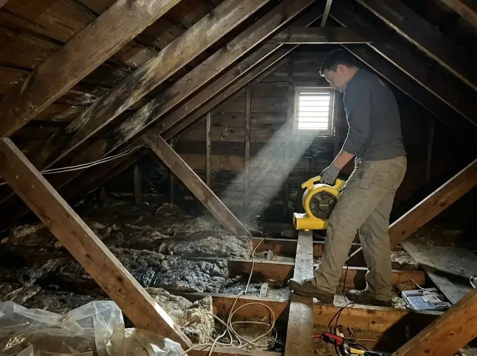 attic-water-damage-drying-proc-007 — frequently asked questions, Emergency Water Extraction & 24/7 Flood Response in Lake Er…